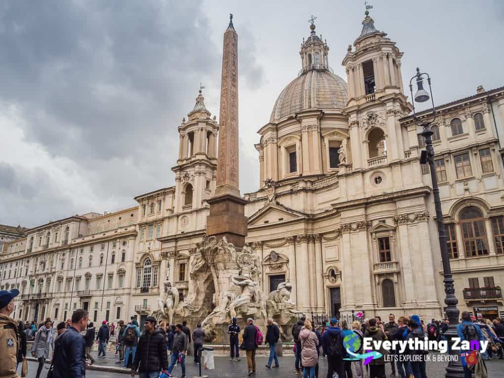 Best Piazza in Rome, Italy:  Piazza Navona in Rome