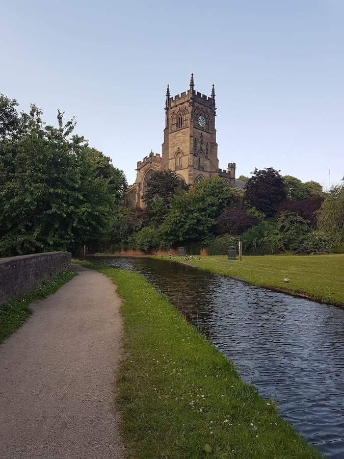 St Georges Church Near the Carpet Traders Way in Kidderminster Worcestershire