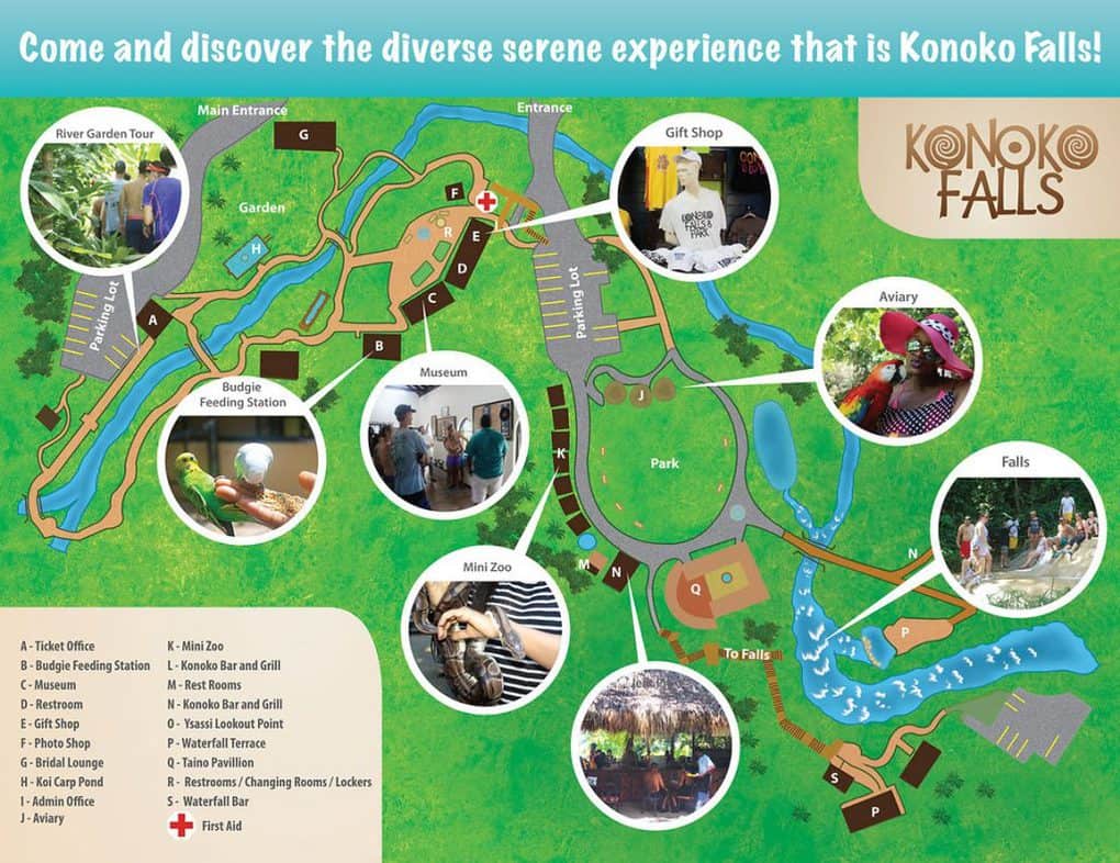 Konoko Falls Map