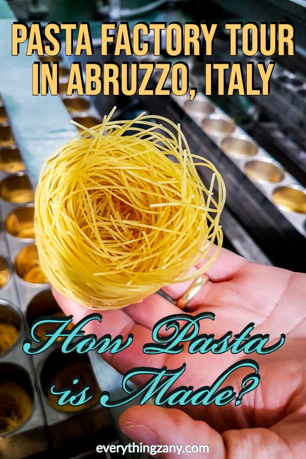 how pasta is made pasta factory tour in abruzzo italy