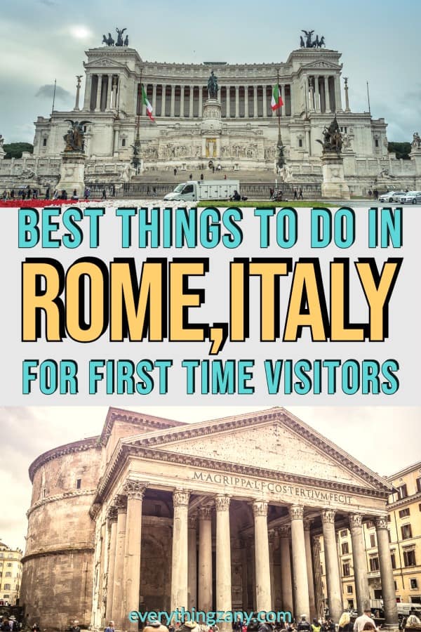 best things to do in Rome Italy for first time visitors