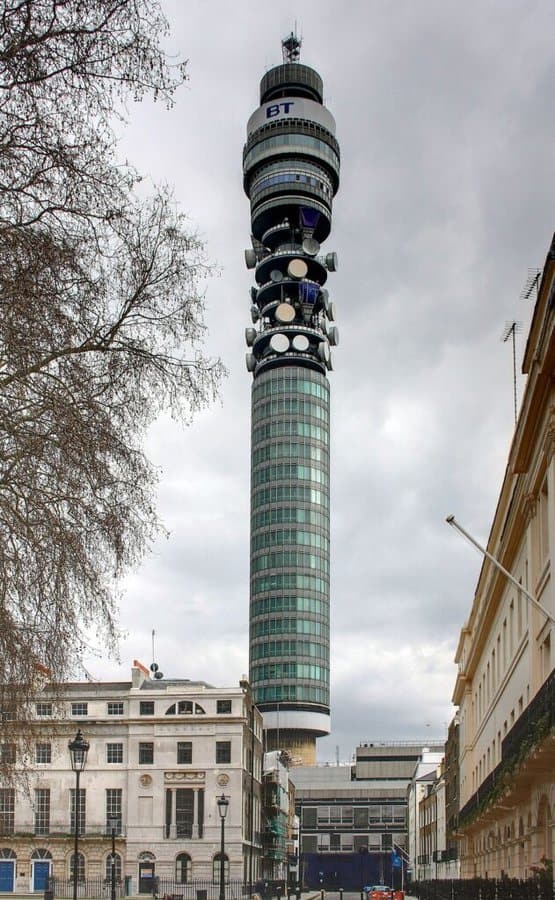 BT Telecom Tower in London UK