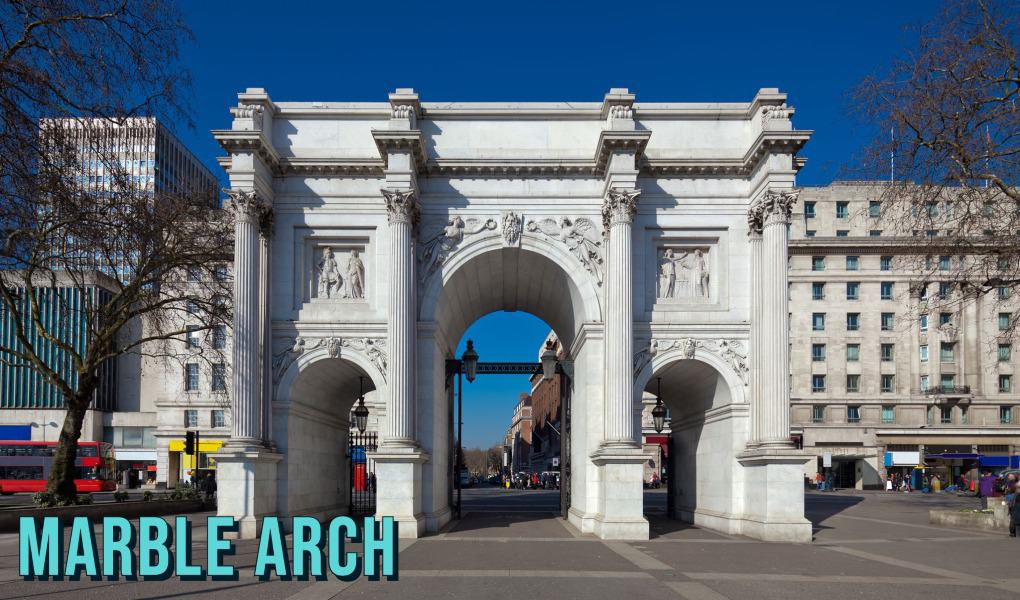 Marble Arch in London UK