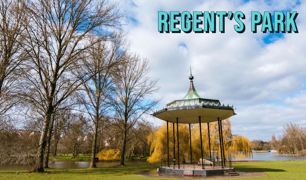 Regents Park in London UK