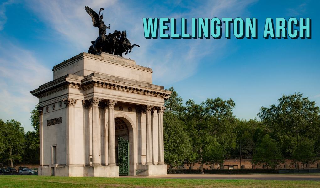 Wellington Arch in London UK