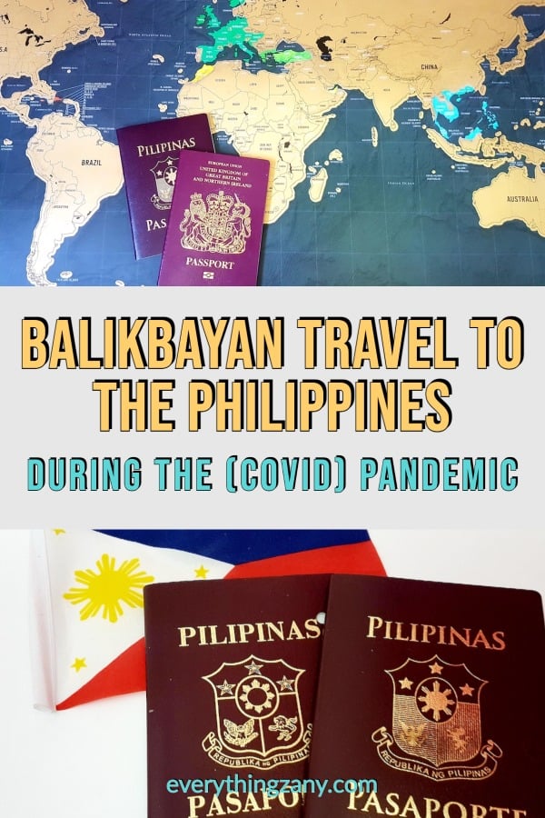 Balikbayan Travel to the Philippines During the (COVID) Pandemic