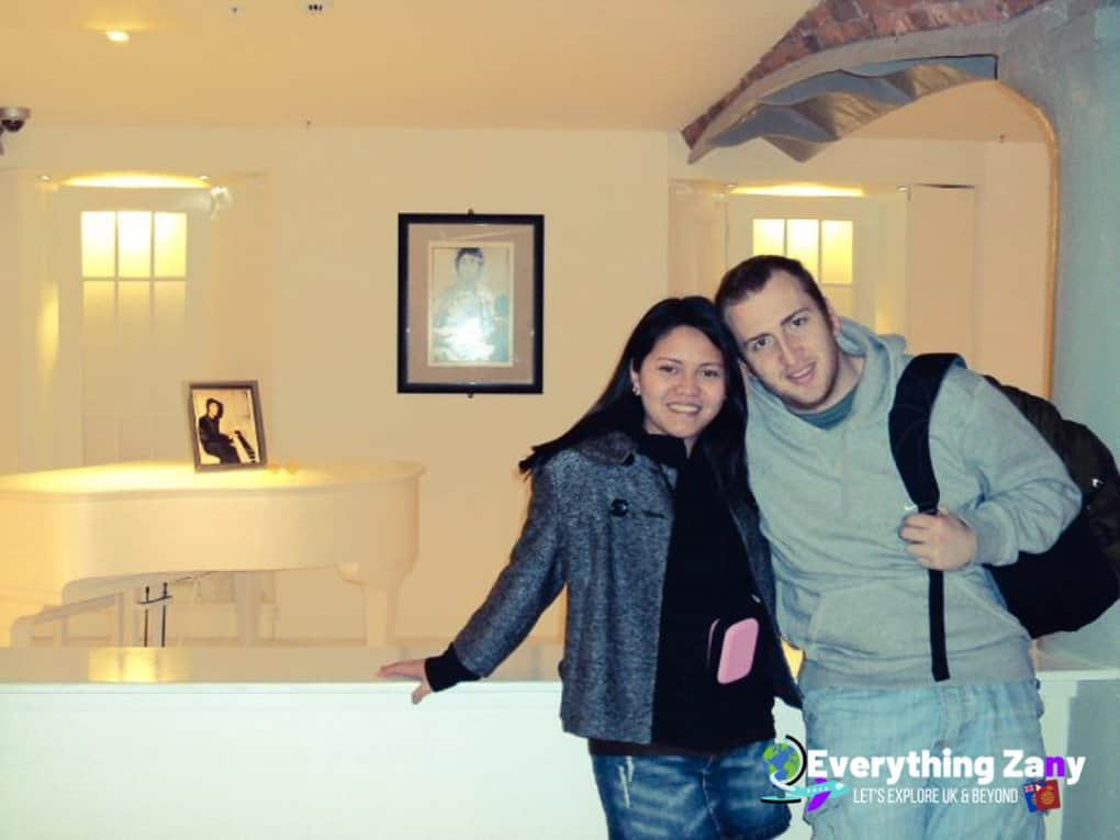 Stephen and I at the Beatles Story Museum in Liverpool