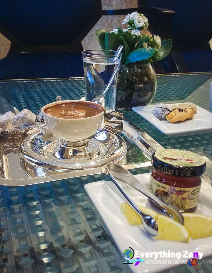 Turkish Coffee in Shangri-la Bosphorus Istanbul