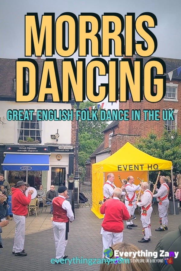 Morris Dancing Great English Folk Dance in the UK pin