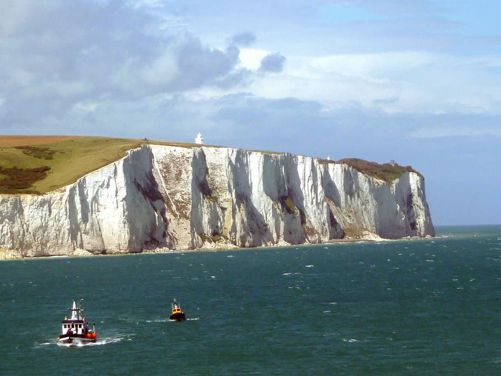 White Cliffs of Dover in Kent