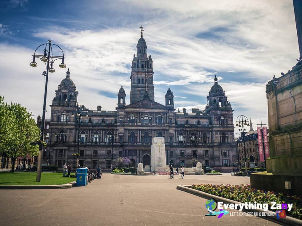 George Square in Glasgow Scotland