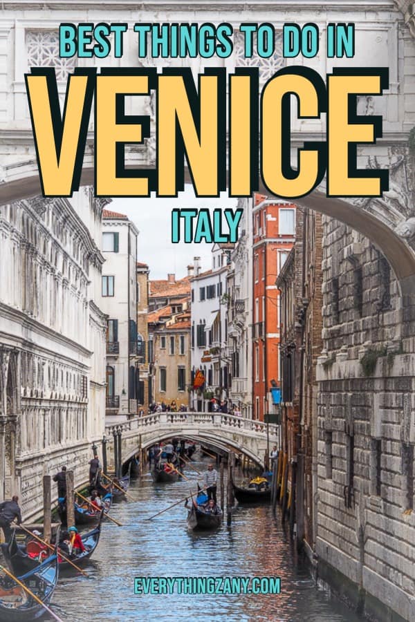 Best Things to Do in Venice Italy pin