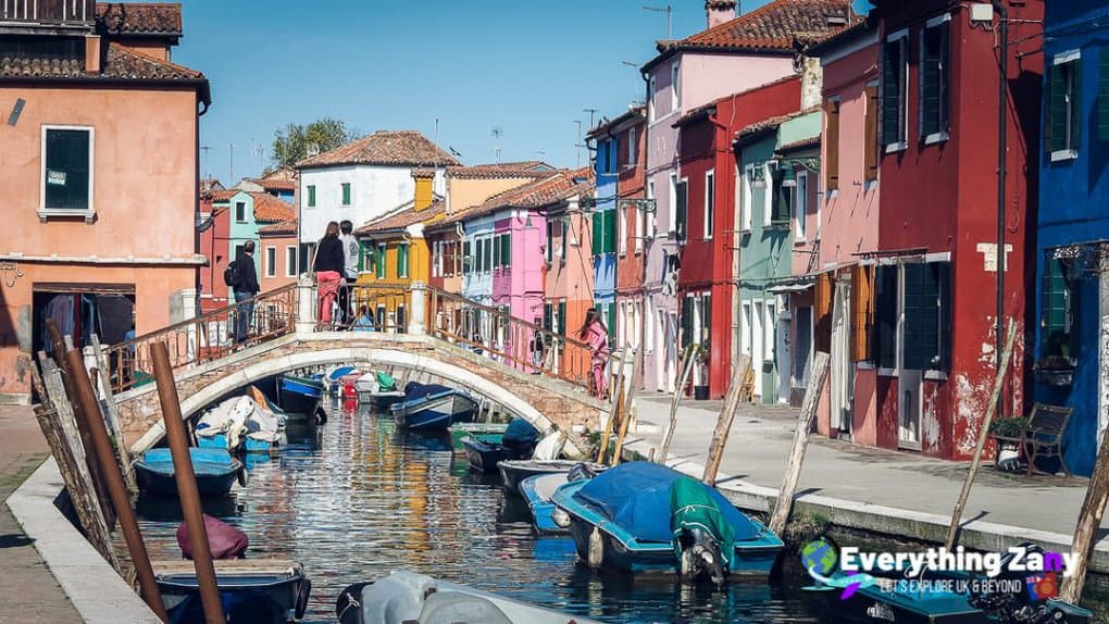 Burano Island in Venice Italy