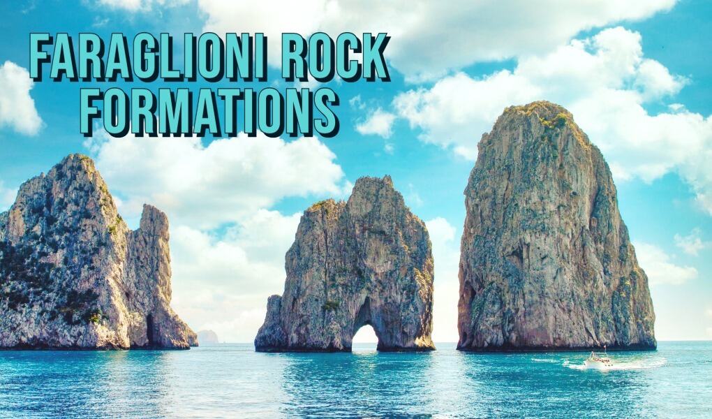 Faraglioni Rock Formations in Capri Italy