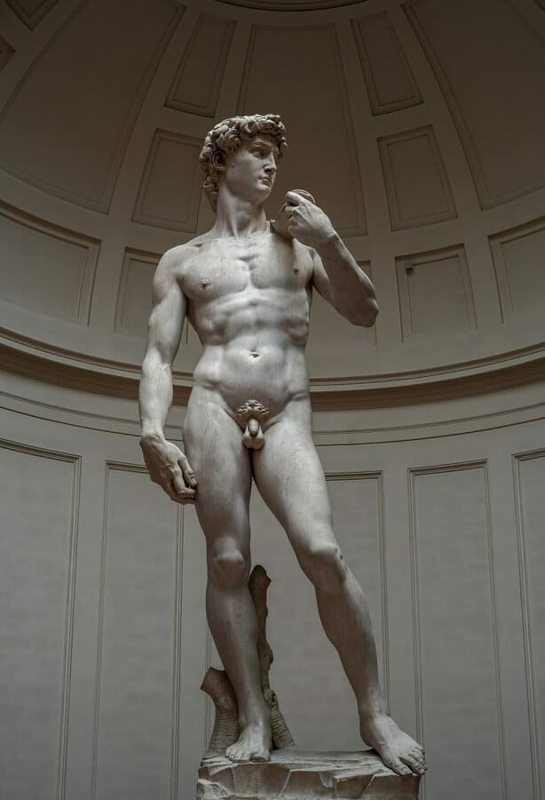 Michealangelo's David Sculpture in Florence Italy
