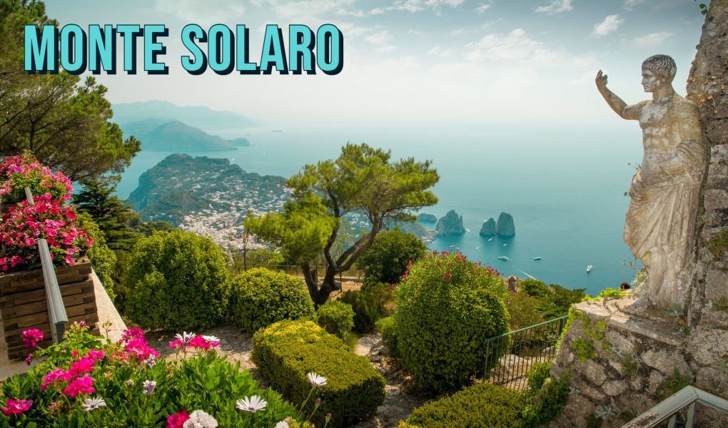 Monte Solaro Mountain Peak in Capri Italy