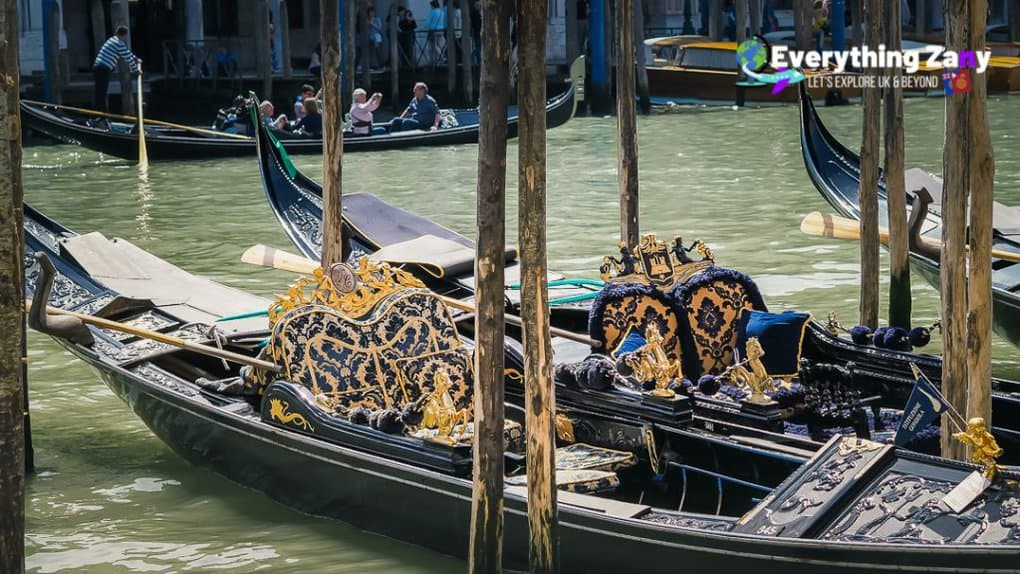 Romantic Gondola Ride in Venice Italy