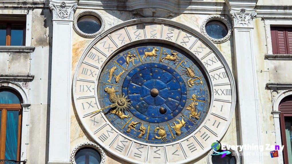 Torre dell Orologio in San Marco Square in Venice Italy