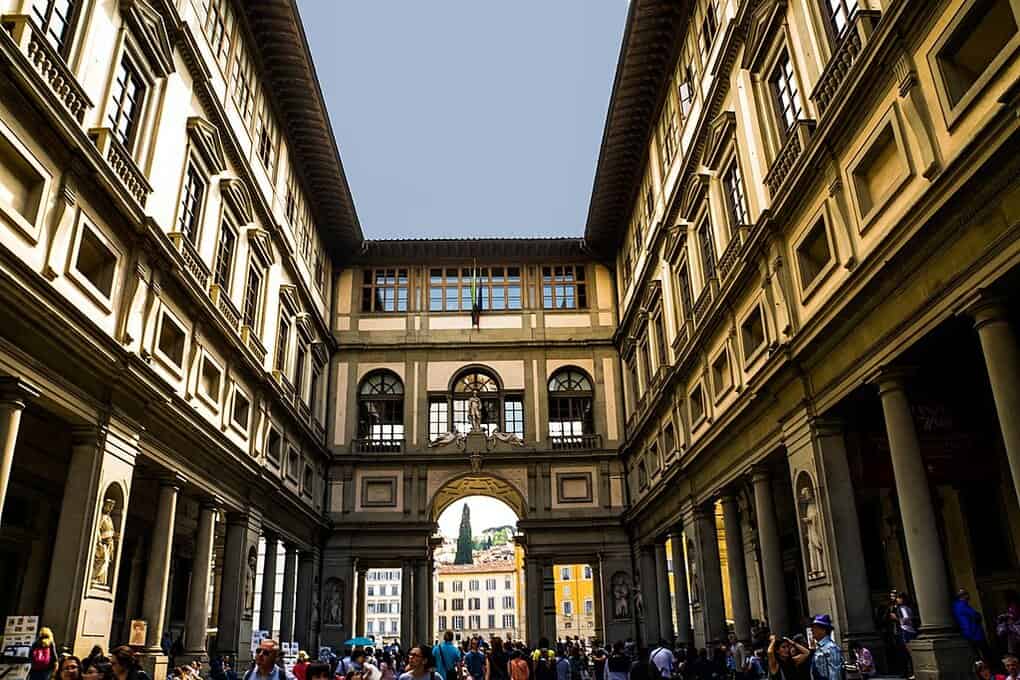 Uffizi Gallery in Florence, Italy