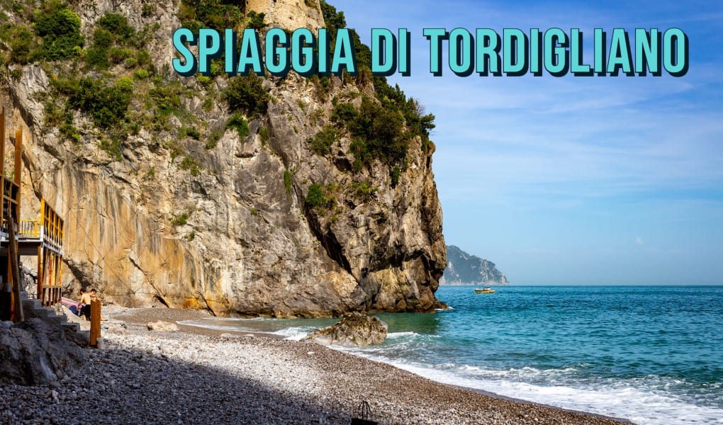 Spiaggia di Tordigliano in Amalfi Coast Italy