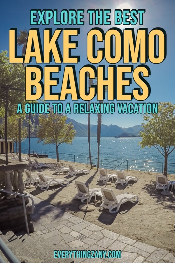 Best Lake Como Beaches A Guide to a Relaxing Vacation