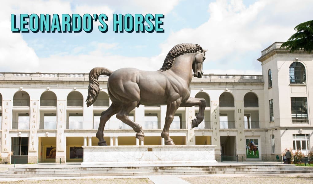 Leonardos Horse in Milan Italy