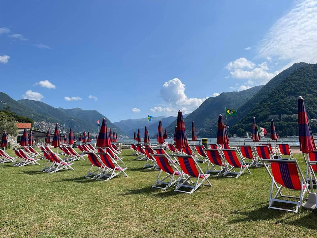 Lido Villa Olmo in Lake Como