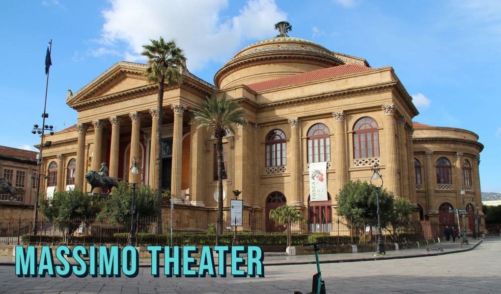 Massimo Theater in Palermo Sicily Italy