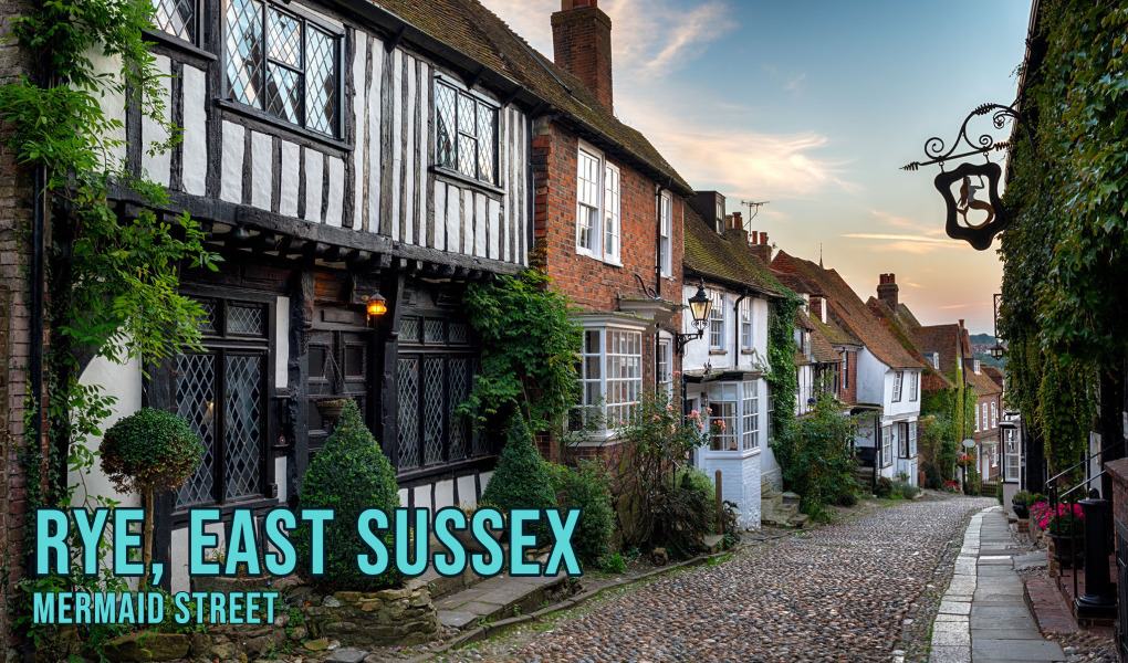 Mermaid Street in Rye East Sussex UK