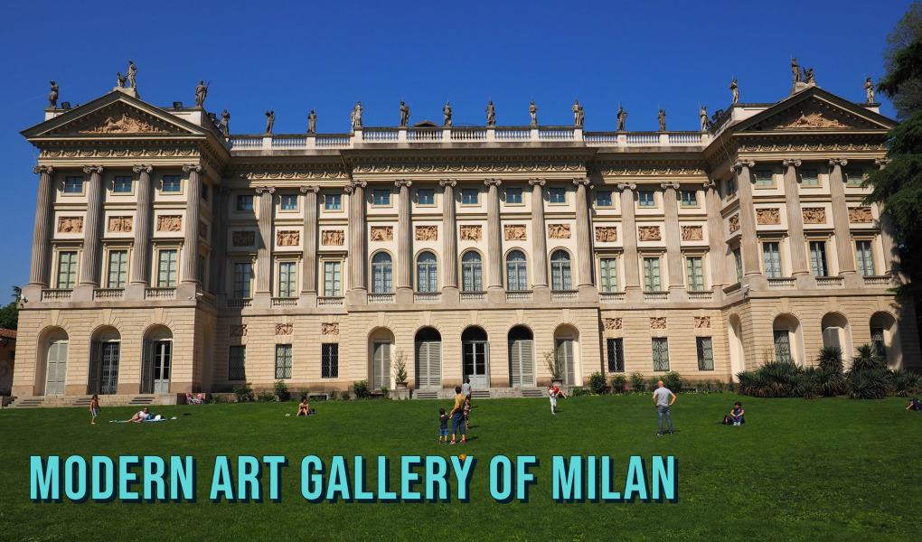 Modern Art Gallery of Milan Italy