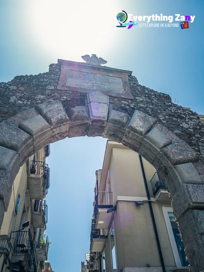 Porta Catania in Taormina Sicily