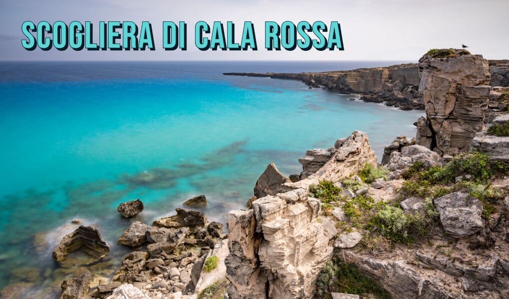Scogliera di Cala Rossa Sicily Italy