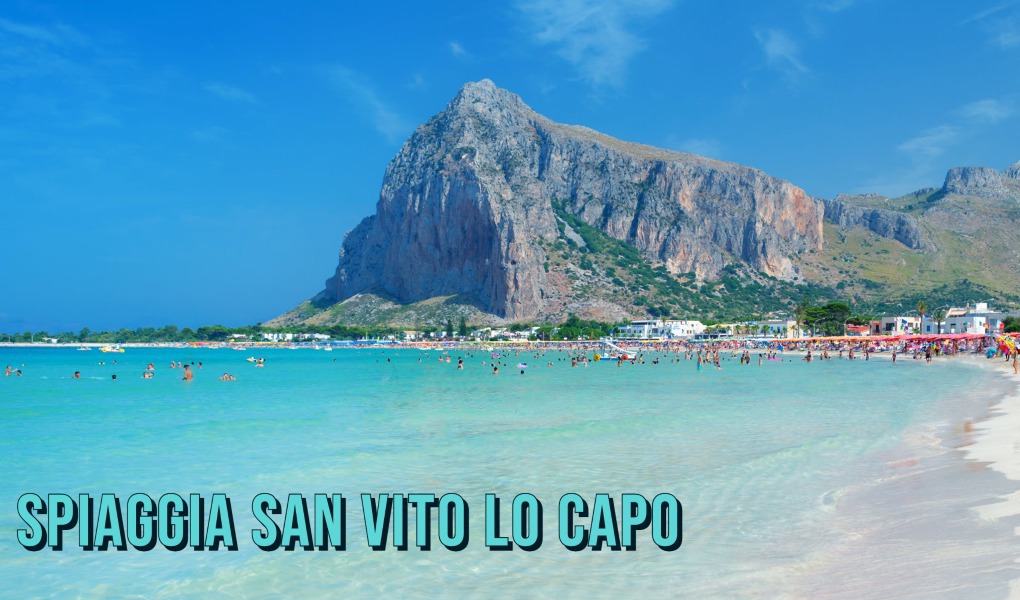 Spiaggia San Vito Lo Capo Beach in Sicily Italy