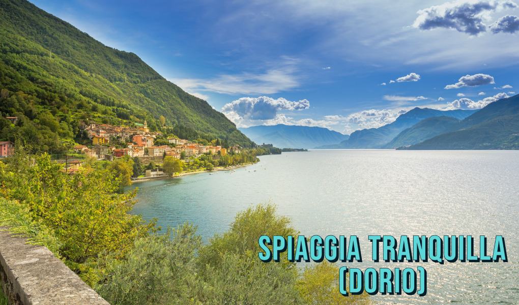 Spiaggia Tranquilla Dorio in Lake Como