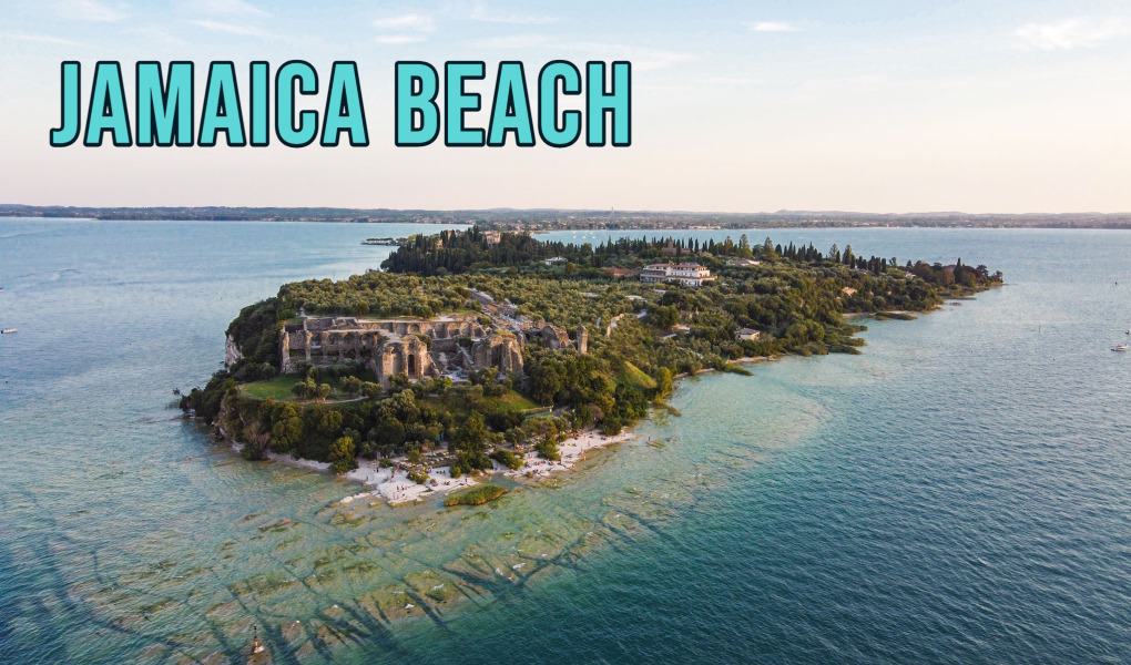 Best Lake Garda Beaches: Jamaica Beach in Sirmione Lake Garda Italy