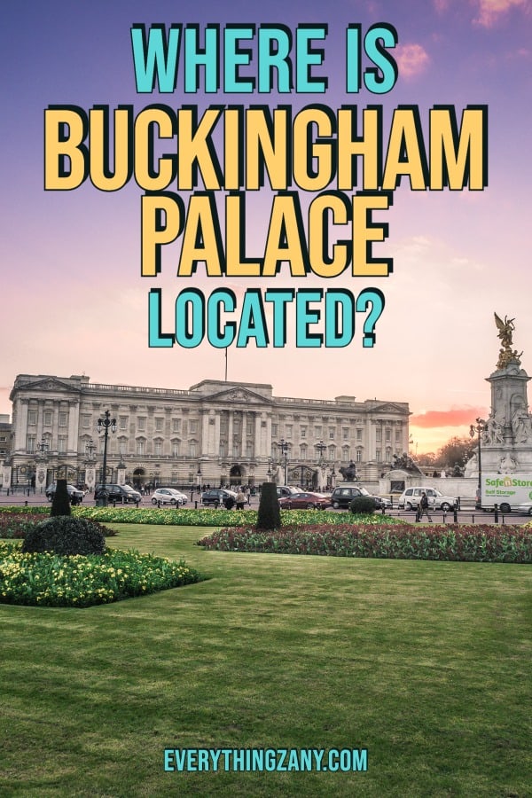 Where is Buckingham Palace Located pin