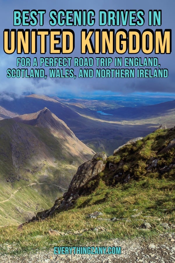 Best Scenic Drives in the UK For a Perfect Road Trip in England, Scotland, Wales, and Northern Ireland pin