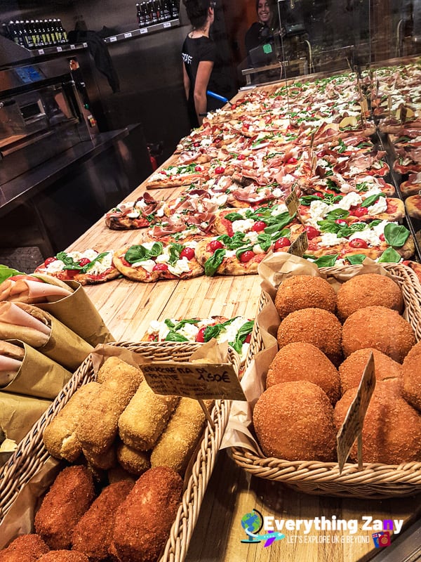 Food and Cafes in Trastevere Rome Italy