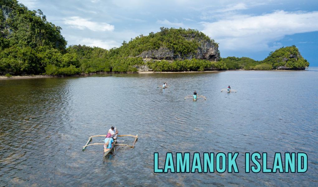 Lamanok Island in Bohol Philippines