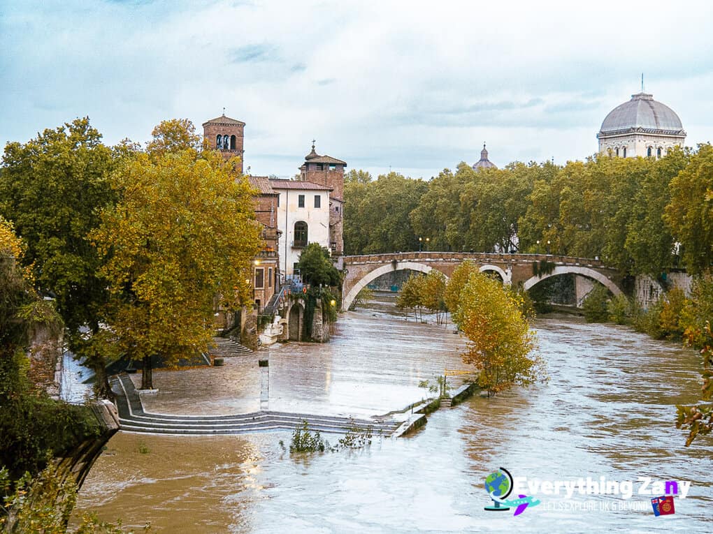 Ponte Fabricio in Trastevere Rome