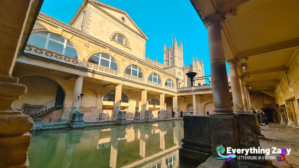 Roman Bath Spa in Bath Somerset UK