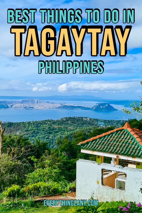 Best Things to Do in Tagaytay Philippines pin