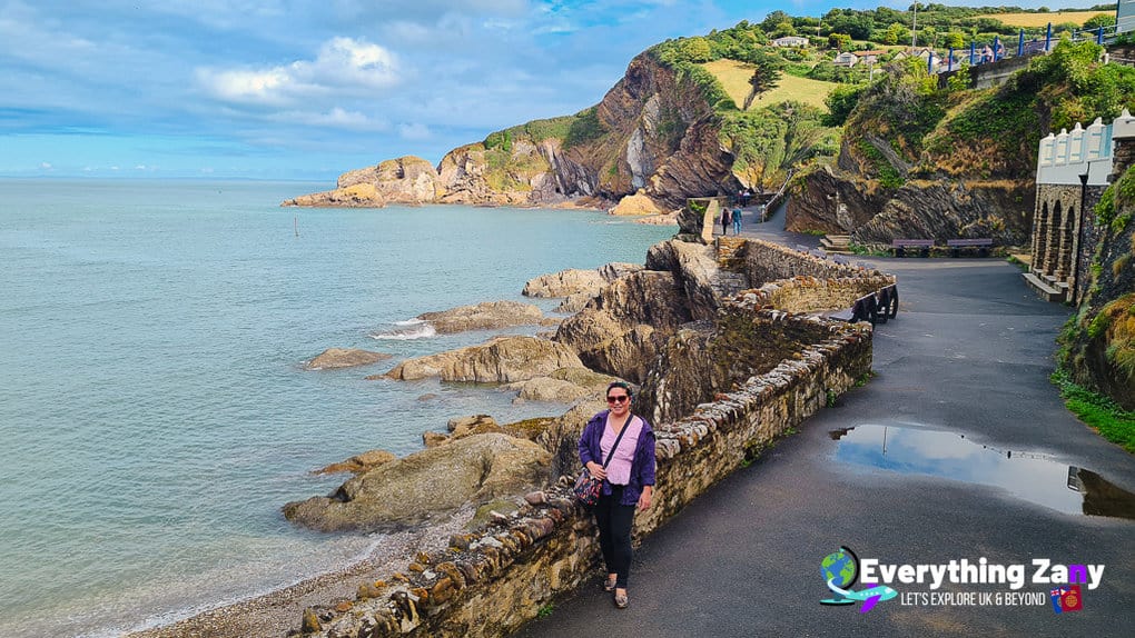 Combe Martin Beaches near Ilfracombe Devon UK