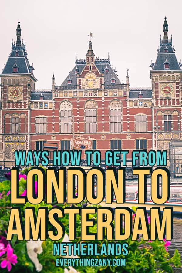 Ways How to Get From London to Amsterdam pin