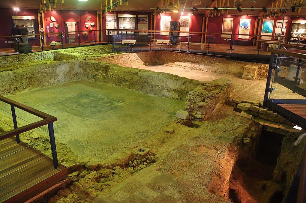 Brading Roman Villa in the UK