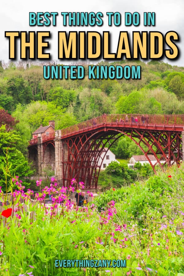 Best Things to Do in the Midlands UK pin