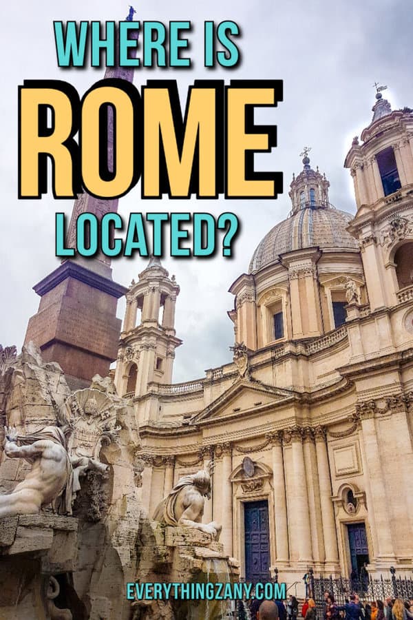 Where is Rome Located pin