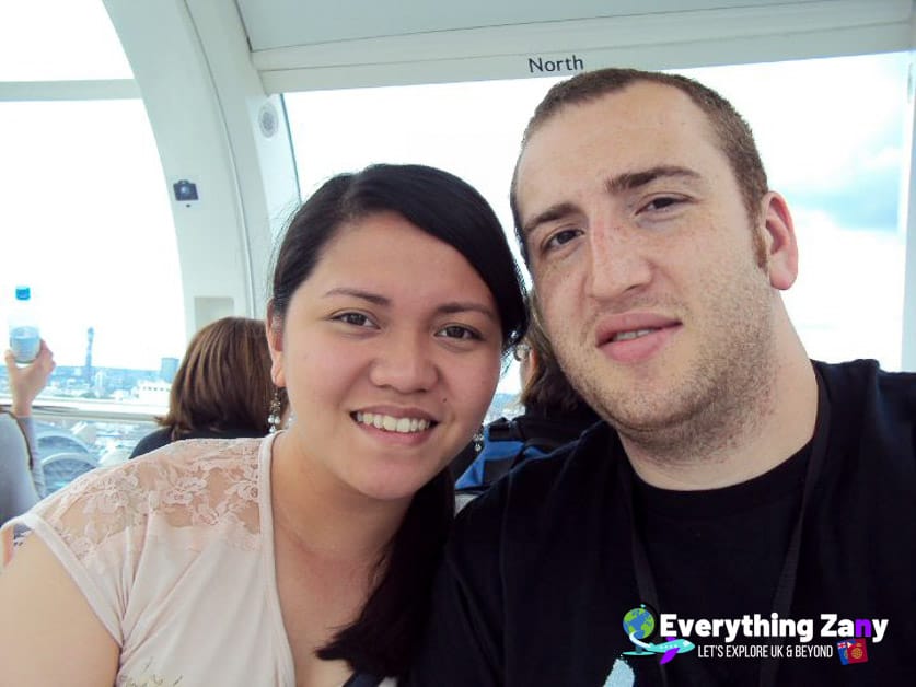 Romantic Date at London Eye Ryazan and Stephen Tristram