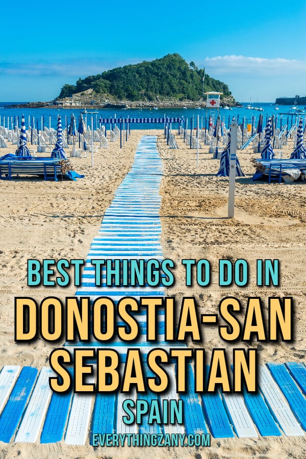 Best Things to Do in Donostia-San Sebastian Spain pin