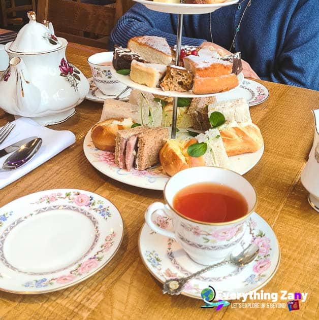 British Tea in a tea pot and fancy cup